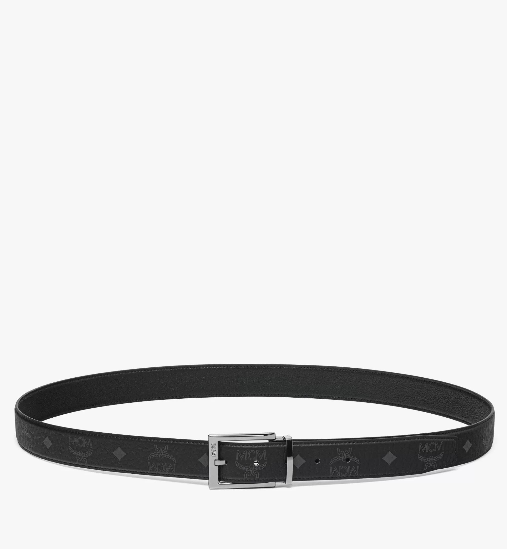 Store Ceinture Réversible Aren 3,3cm En Visetos Femme Ceintures | Ceintures