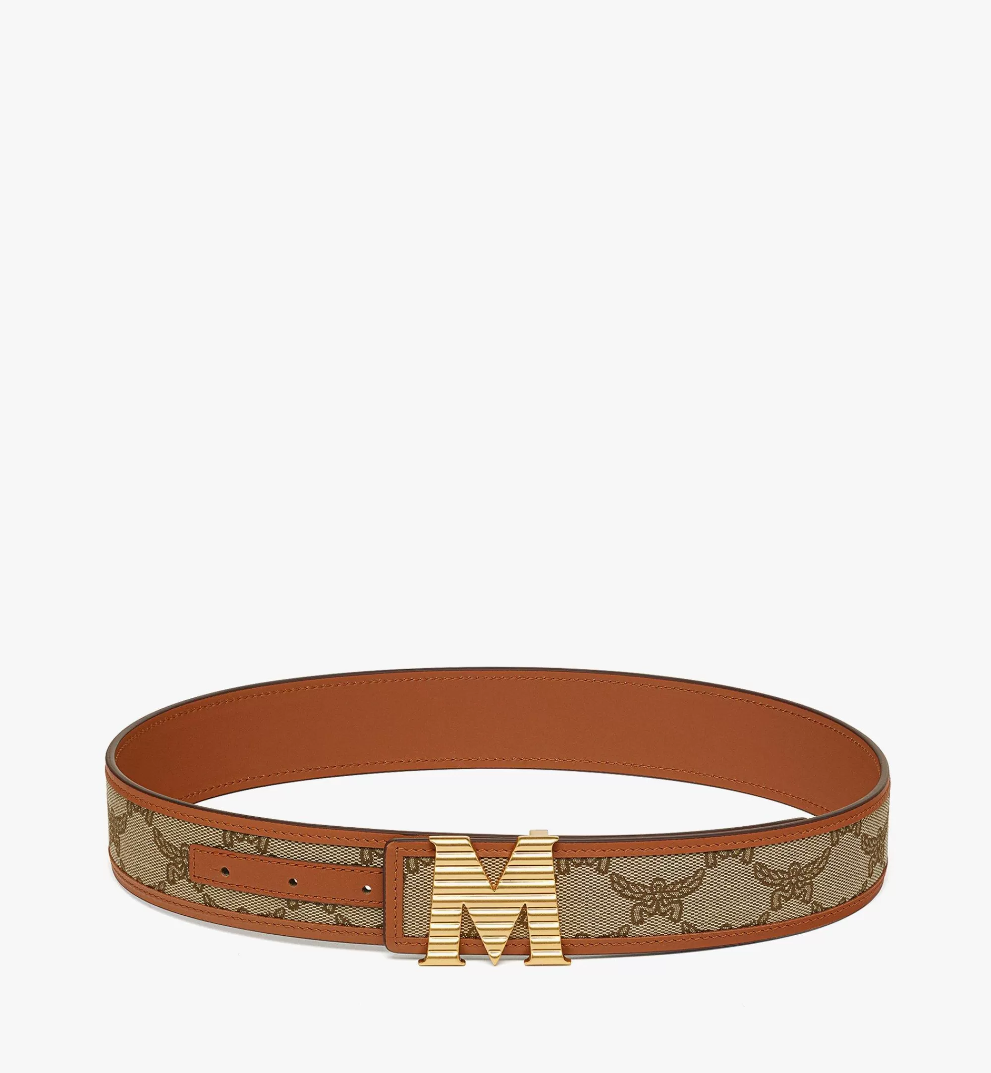 Sale Ceinture Réversible Cannelée Claus M De 3,8cm En Jacquard Lauretos Femme Ceintures | Ceintures