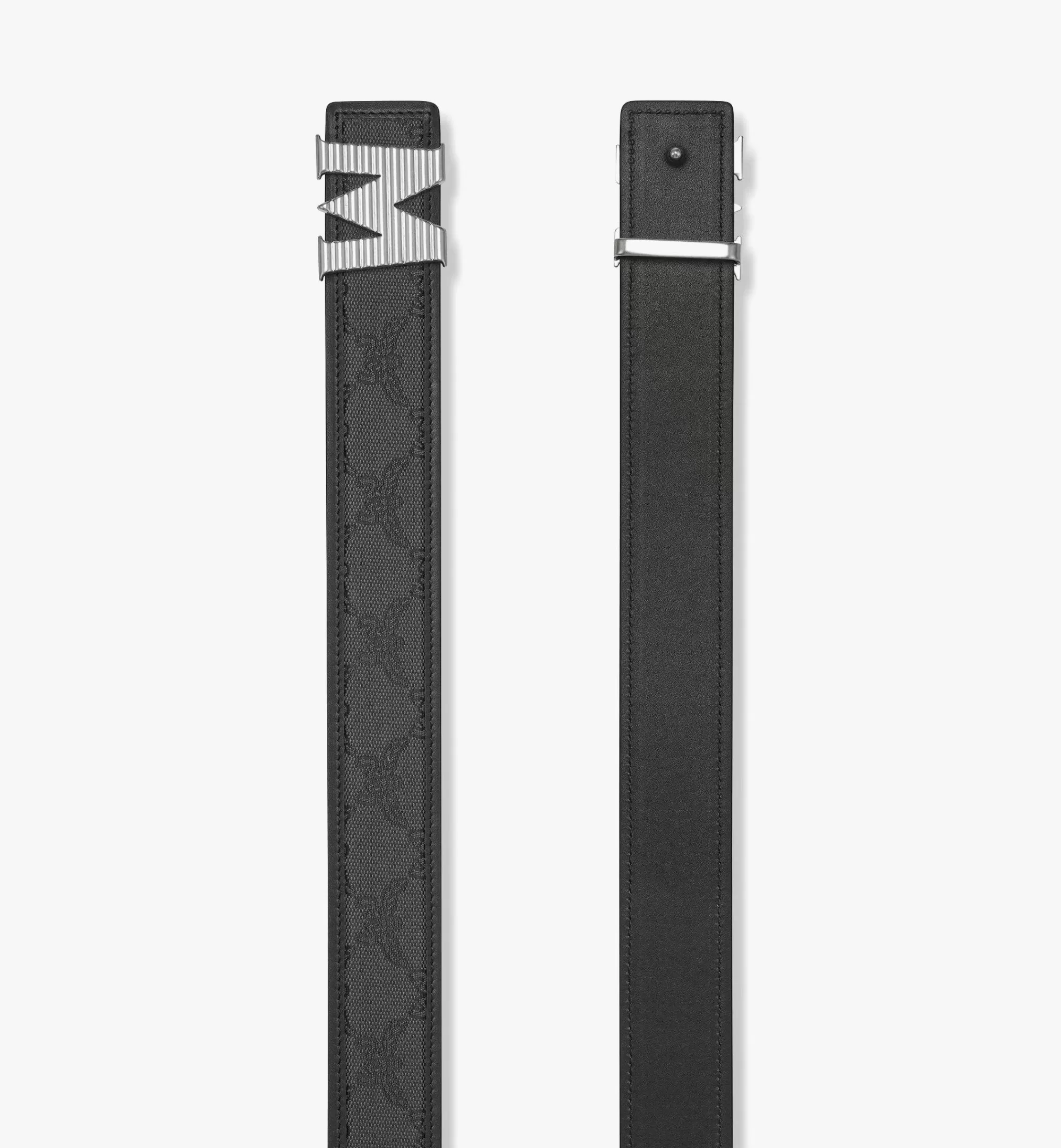 Flash Sale Ceinture Réversible Cannelée Claus M De 3,8cm En Jacquard Lauretos Femme Ceintures | Ceintures