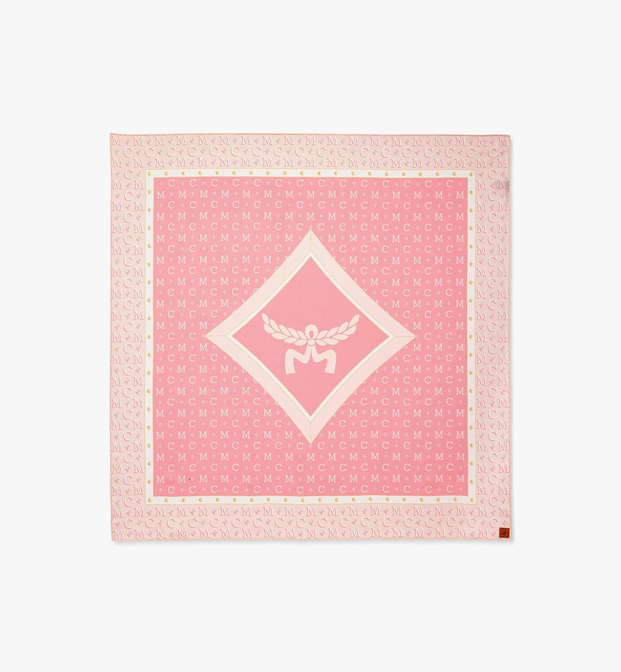 Online Foulard Diamond Monogrammé En Soie Biologique Femme Foulards Et Accessoires En Soie