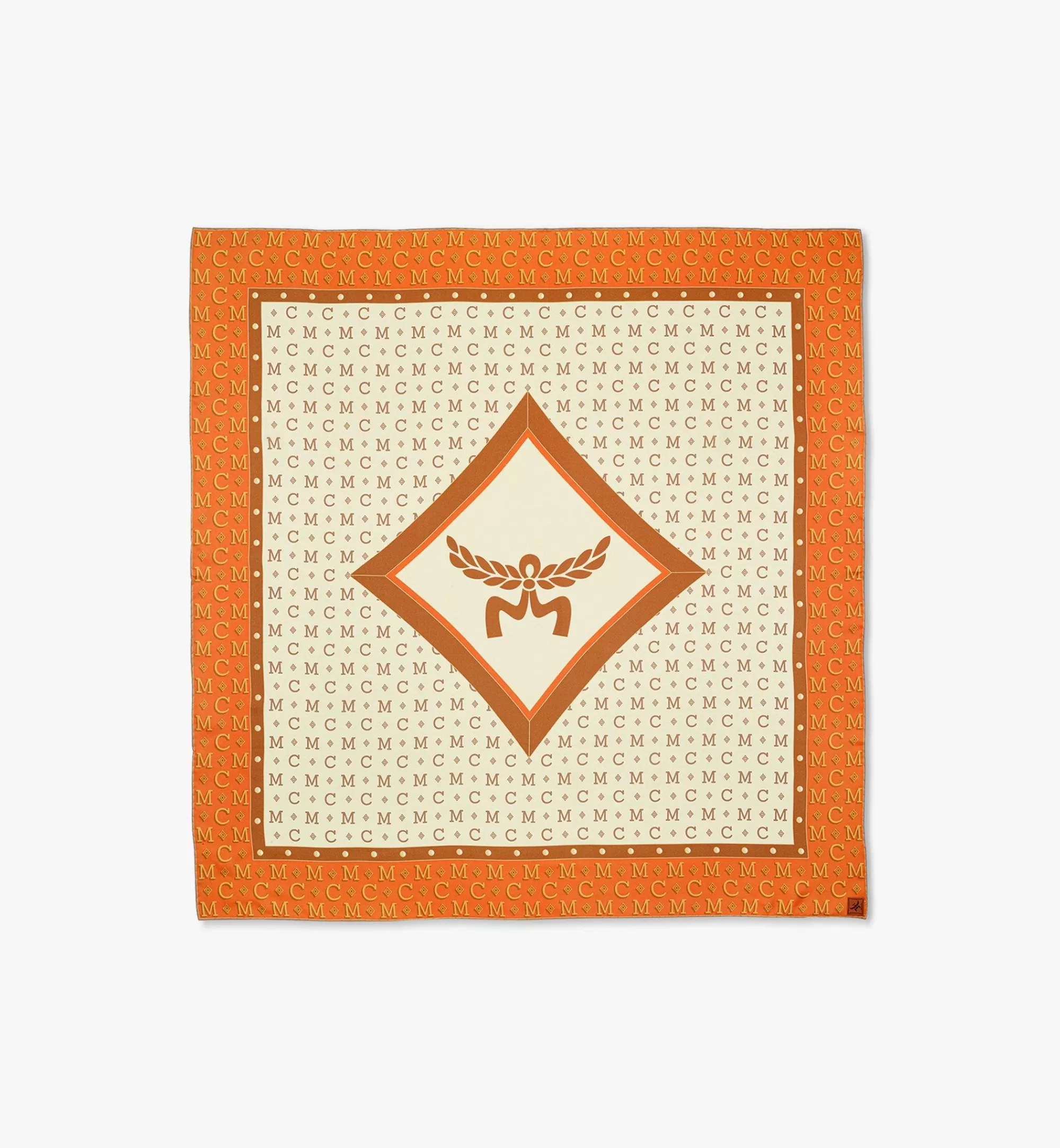 Store Foulard Diamond Monogrammé En Soie Biologique Femme Foulards Et Accessoires En Soie