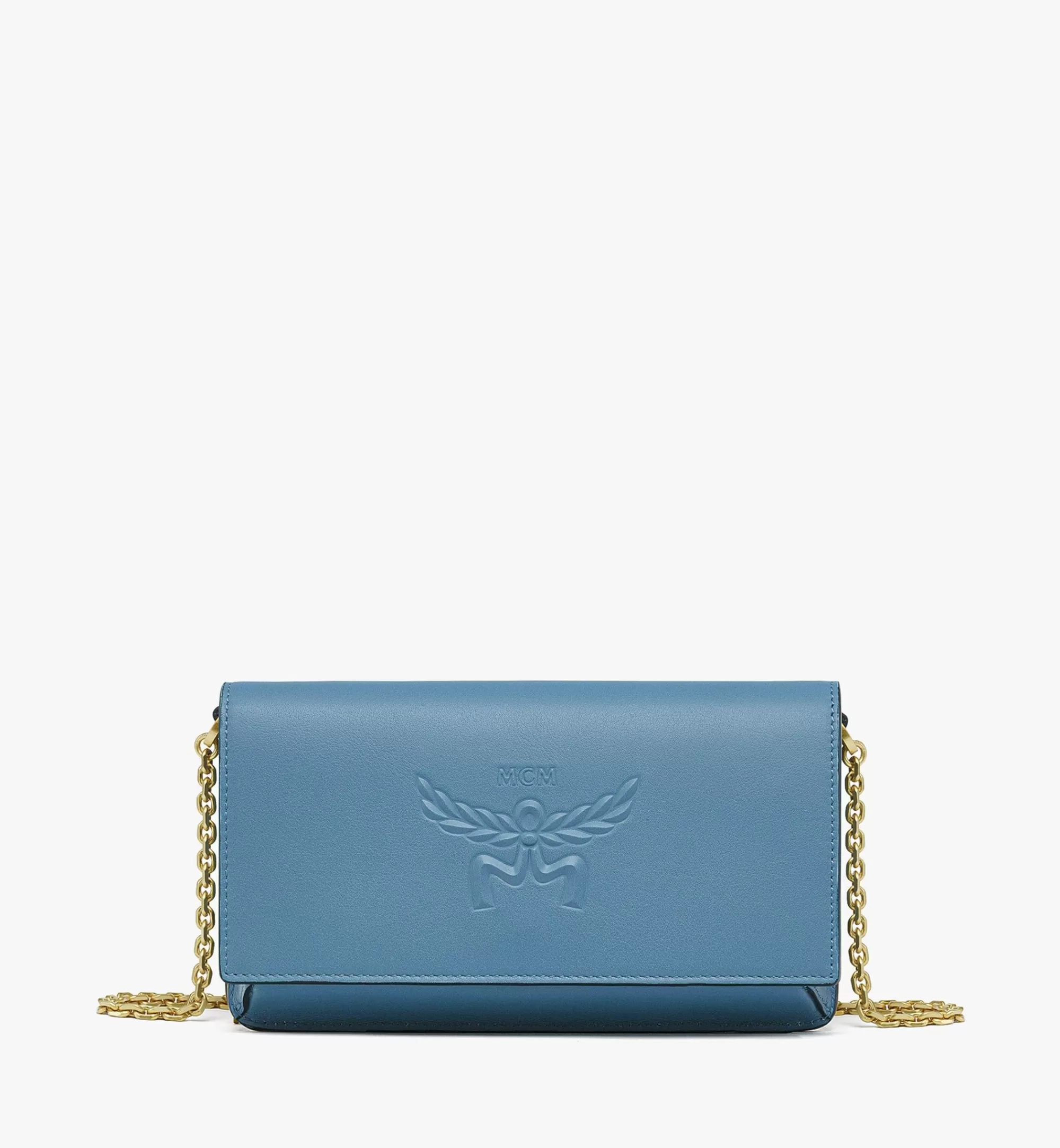 Store Portefeuille à Bandoulière Chaîne Himmel En Cuir De Veau à Logo Laurier Femme Sacs Mini | Portefeuilles Avec Bandoulière