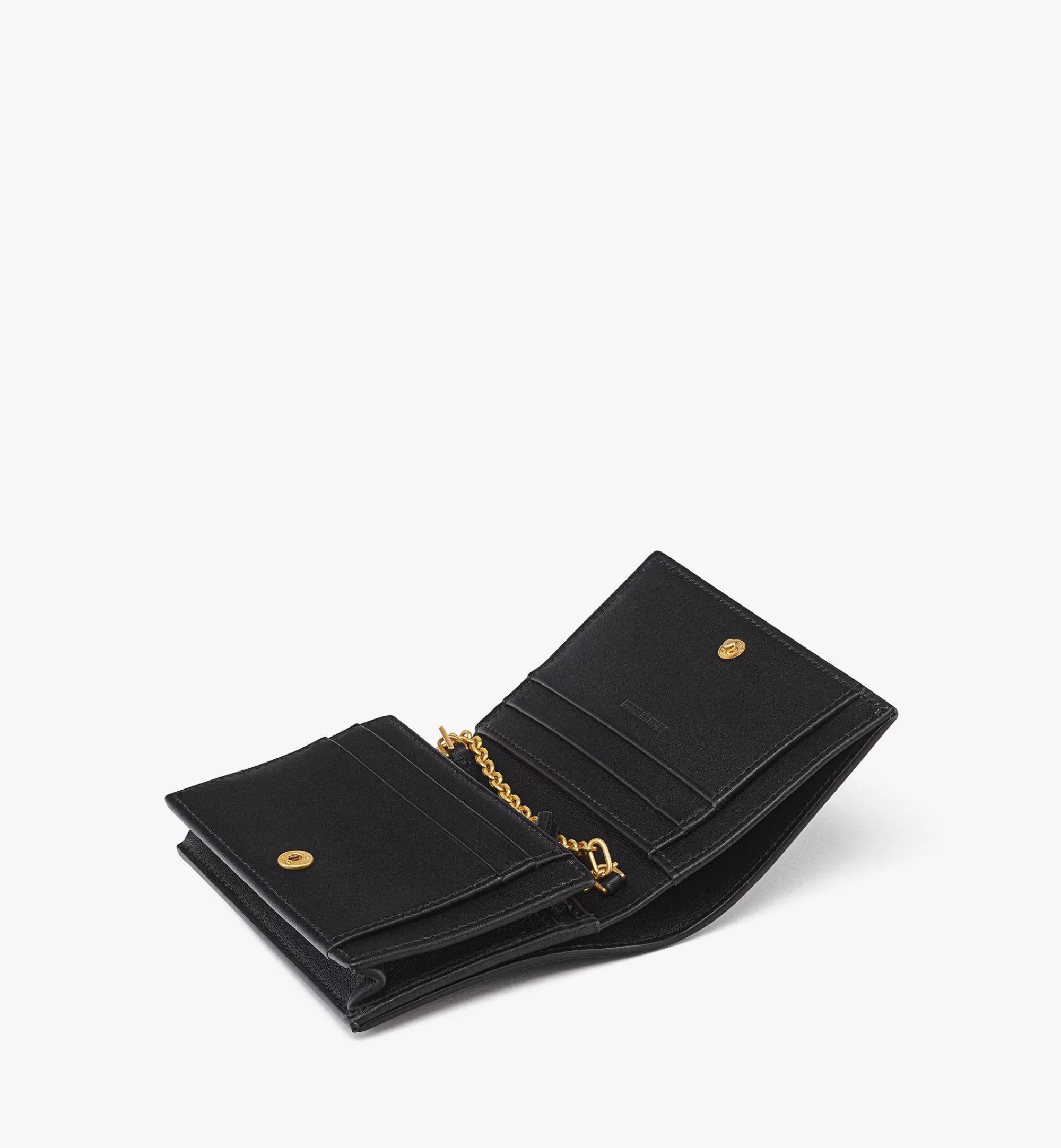 Cheap Portefeuille à Bandoulière Chaîne Himmel En Cuir De Veau à Logo Laurier Femme Petits Portefeuilles