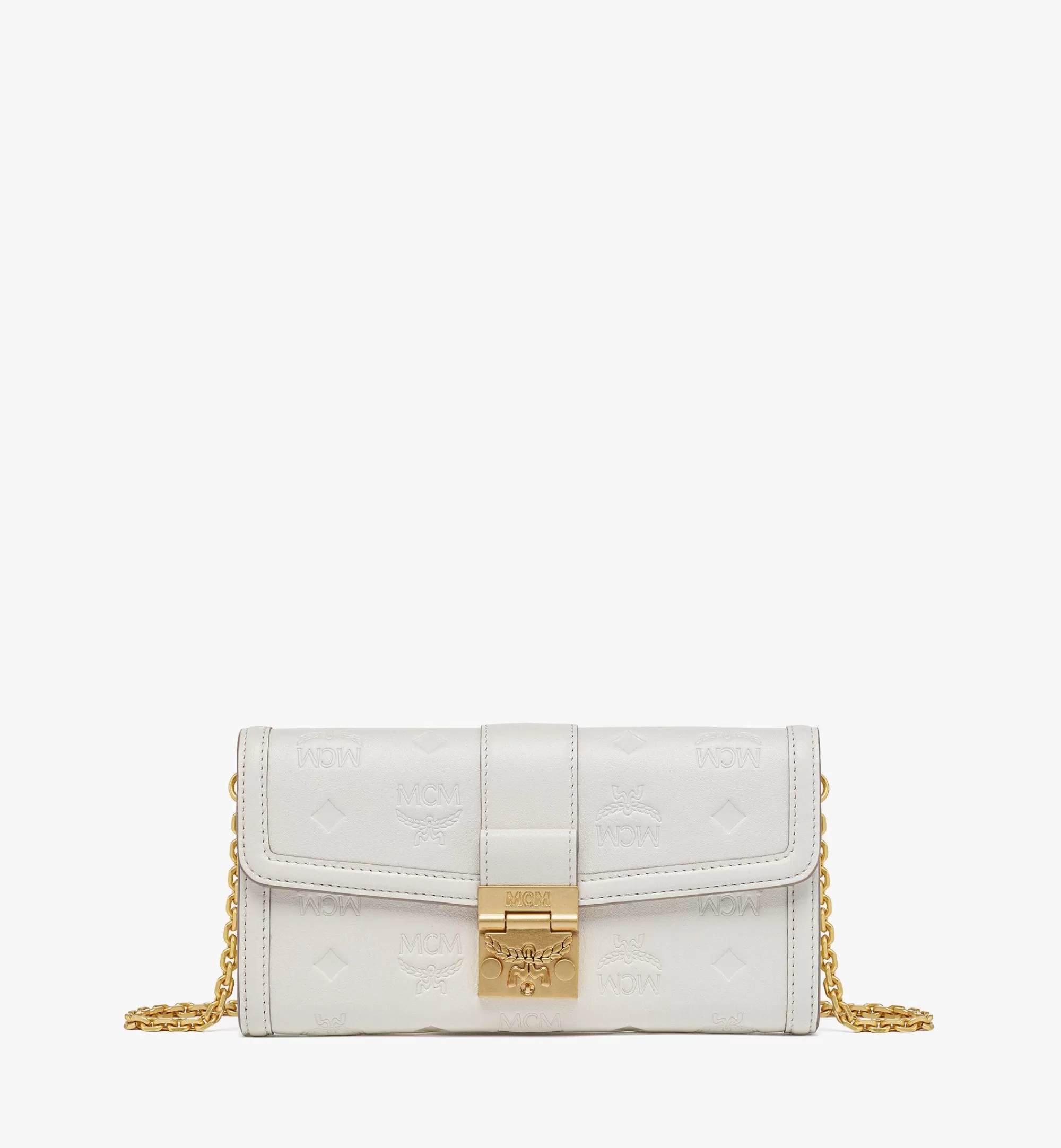 New Portefeuille à Bandoulière Chaîne Tracy En Cuir Monogrammé Embossé Femme Sacs Mini | Portefeuilles Avec Bandoulière