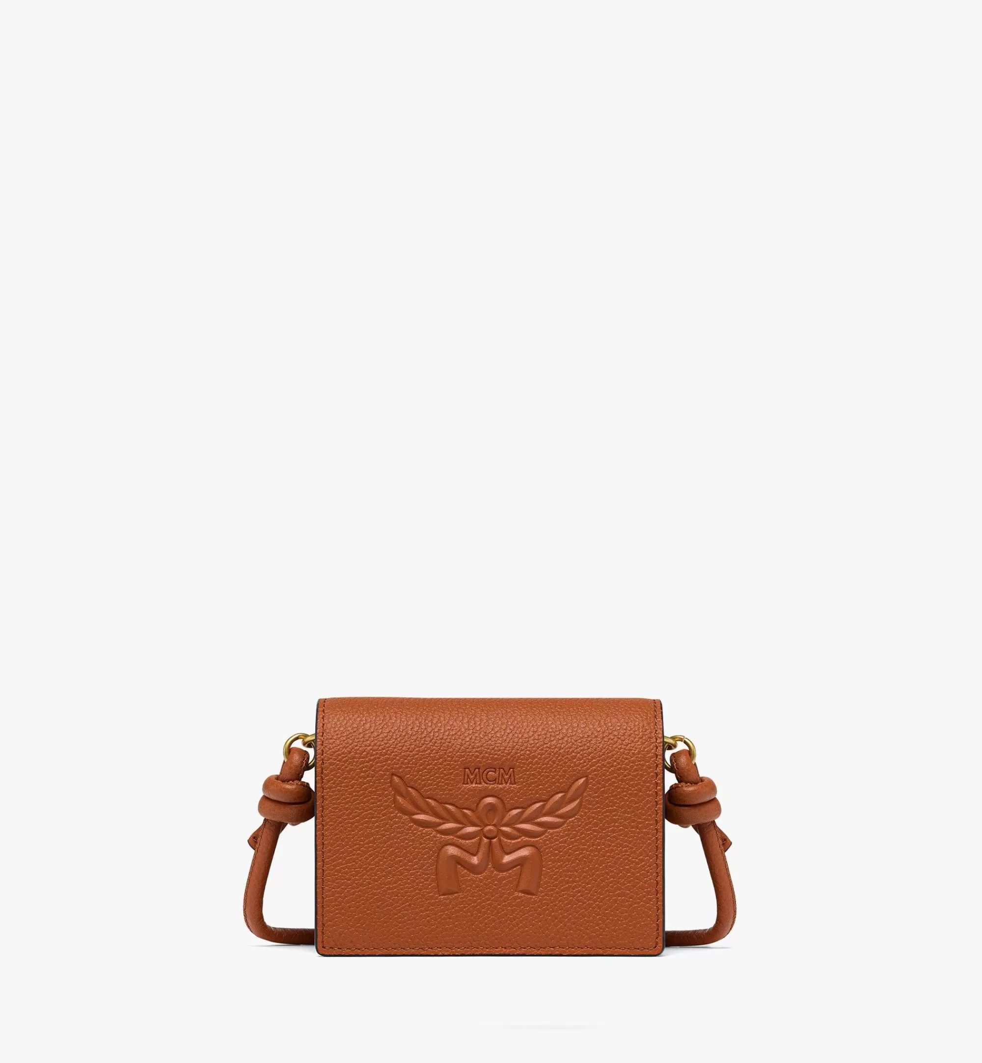 Outlet Portefeuille à Bandoulière Himmel En Cuir à Logo Embossé Femme Porte-Cartes Et Porte-Clés