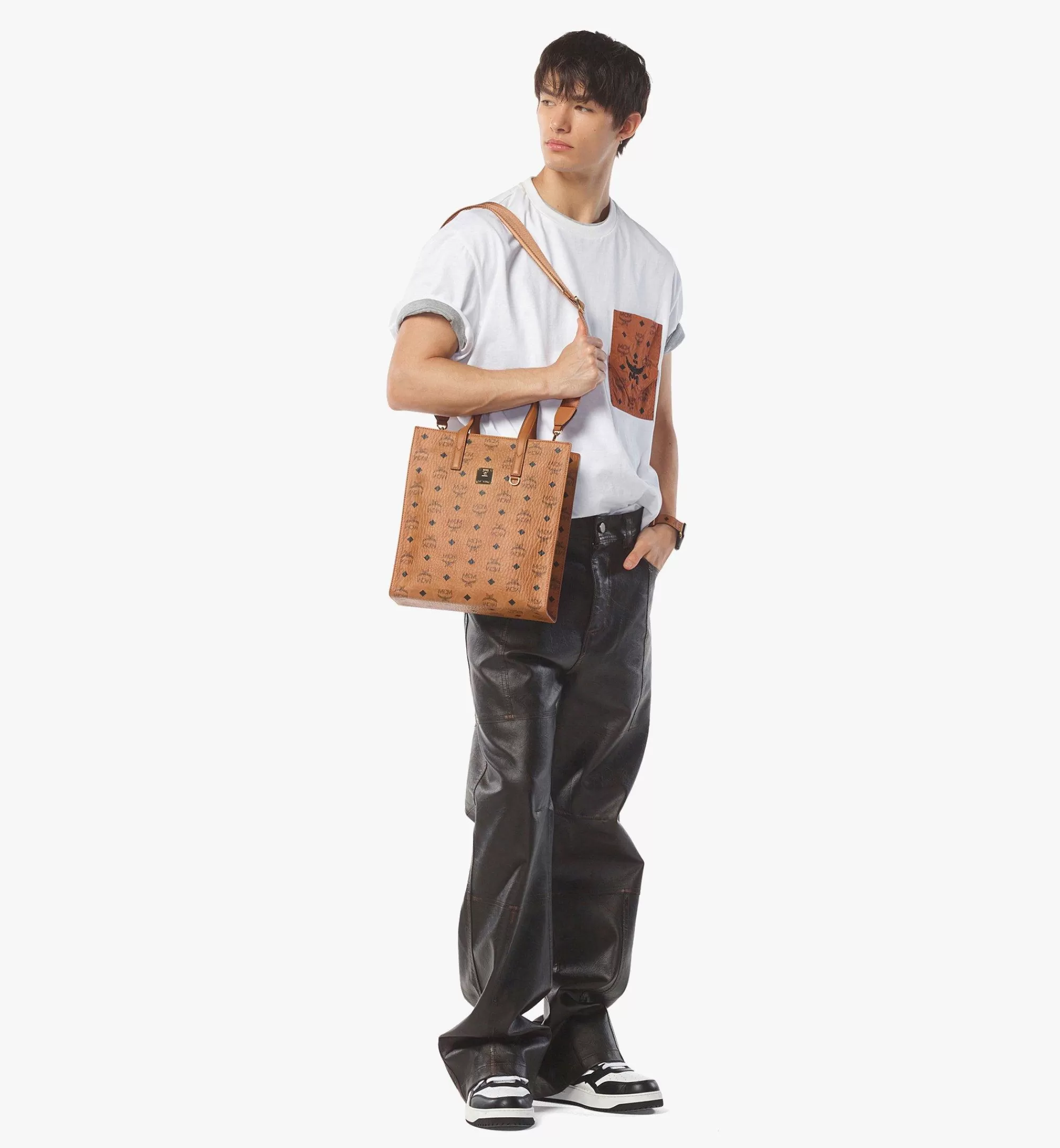 Outlet Sac Fourre-tout Aren En Visetos Homme Sacs Fourre-Tout | Sacs Fourre-Tout Et Sacs Cabas