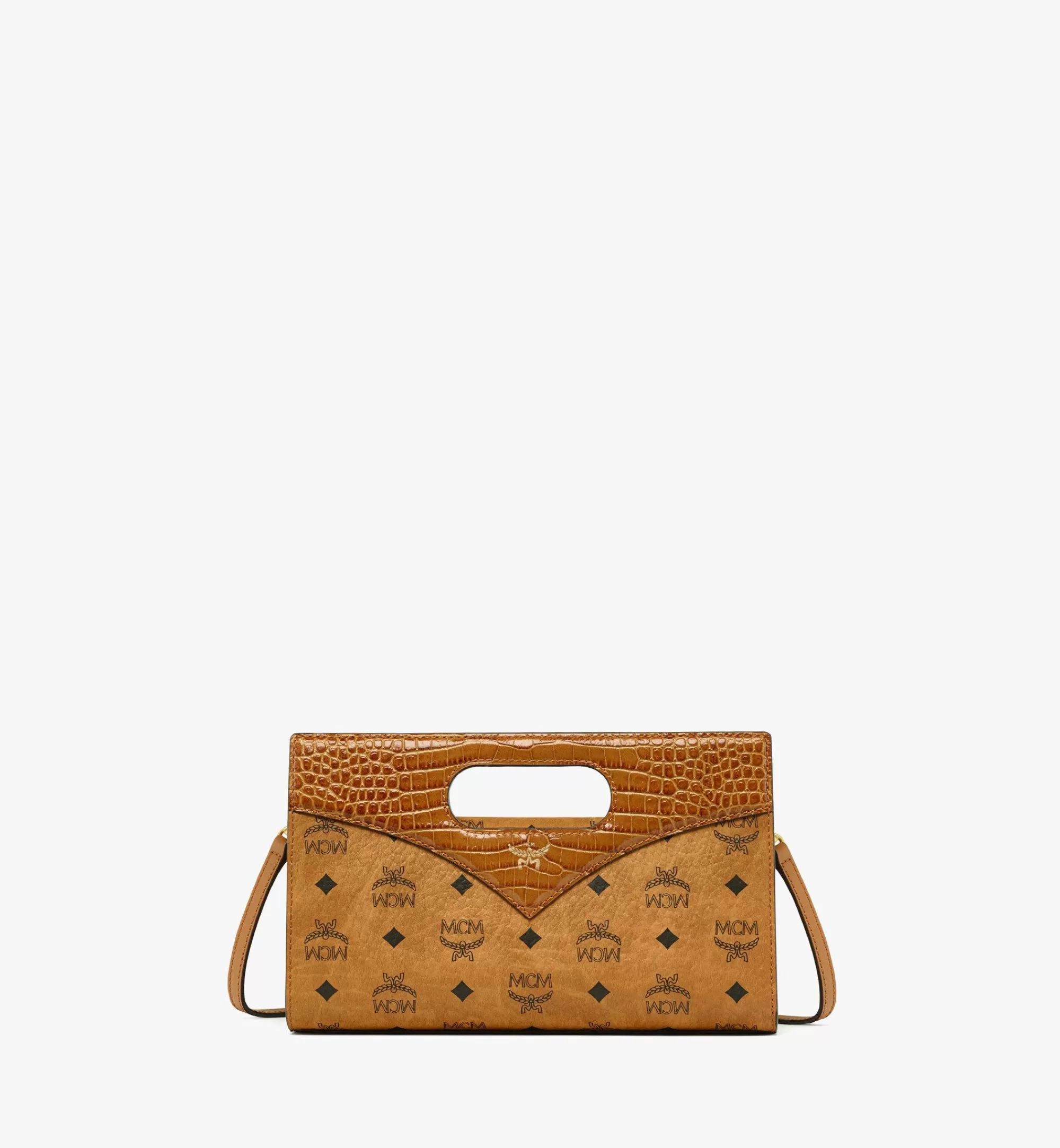 Shop Sac Fourre-tout Diamond En Visetos Et Cuir Embossé Effet Crocodile Femme Sacs Porté Épaule Et Sacs Bandoulière | Sacs Avec Poignée