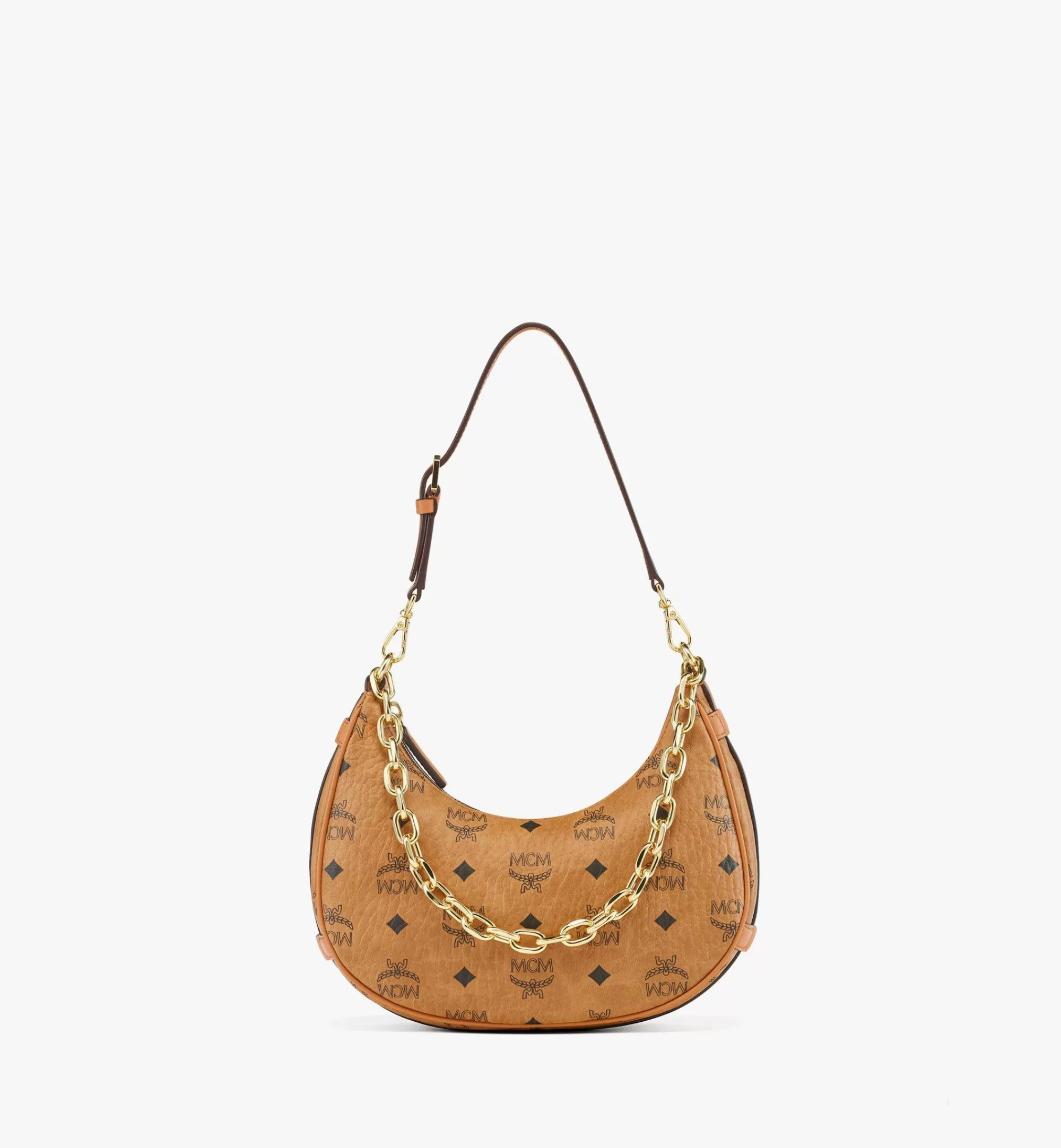 Store Sac Hobo Croissant Aren En Visetos Femme Sacs Porté Épaule Et Sacs Bandoulière | Sacs Porté Épaule Et Sacs Bandoulière