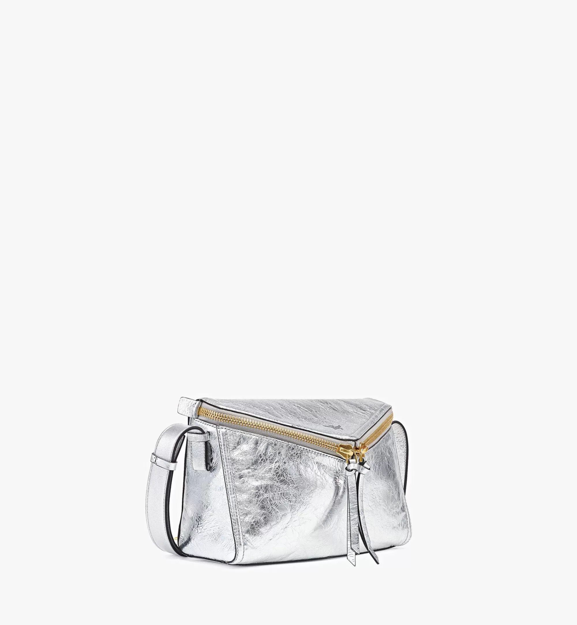 Outlet Sac Porté épaule Diamant 3D En Cuir De Veau Métallisé Femme Sacs Porté Épaule Et Sacs Bandoulière | Sacs Porté Épaule Et Sacs Bandoulière