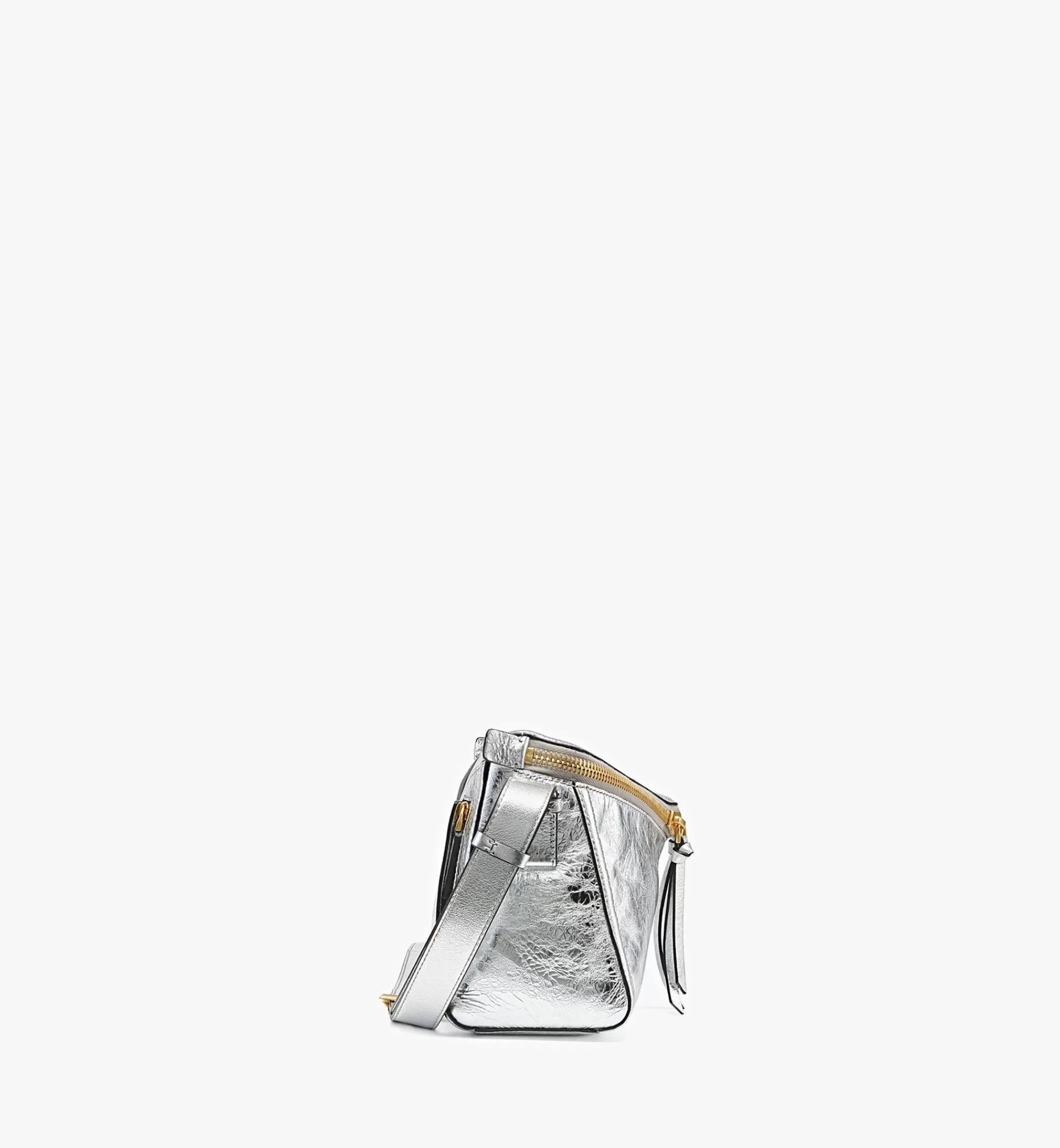 Outlet Sac Porté épaule Diamant 3D En Cuir De Veau Métallisé Femme Sacs Porté Épaule Et Sacs Bandoulière | Sacs Porté Épaule Et Sacs Bandoulière