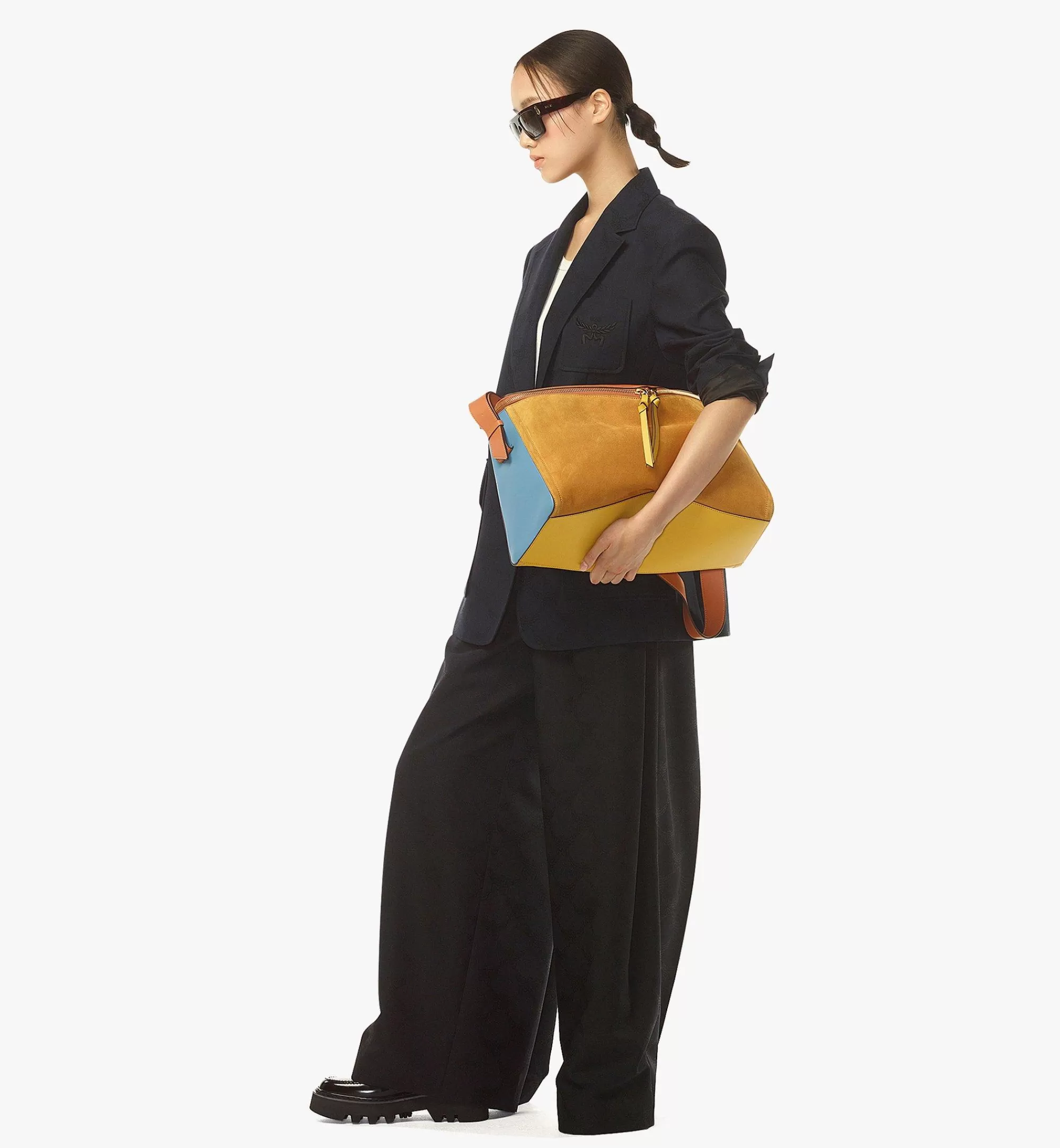 Clearance Sac Porté épaule Diamant 3D En Daim Et Cuir De Veau Femme Sacs Porté Épaule Et Sacs Bandoulière | Sacs Porté Épaule Et Sacs Bandoulière