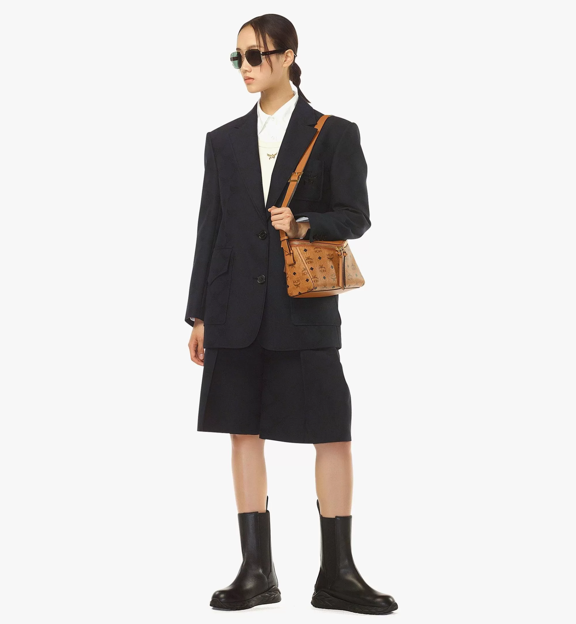 Cheap Sac Porté épaule Diamant 3D En Mélange De Cuir Et Visetos Femme Sacs Porté Épaule Et Sacs Bandoulière | Sacs Porté Épaule Et Sacs Bandoulière