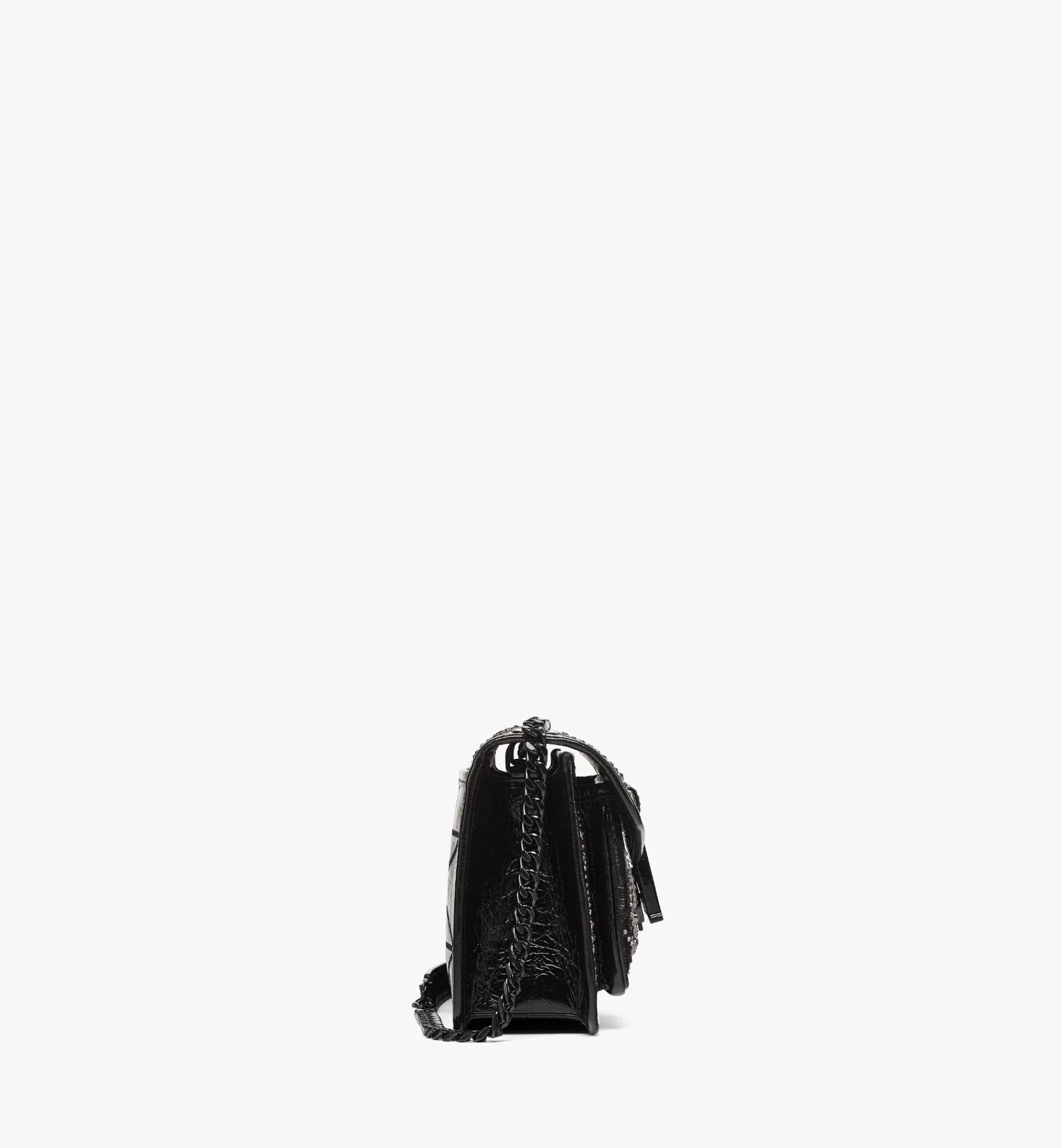 New Sac Porté épaule Travia Clouté En Cuir Effet Craquelé Femme Sacs Porté Épaule Et Sacs Bandoulière | Sacs Porté Épaule Et Sacs Bandoulière