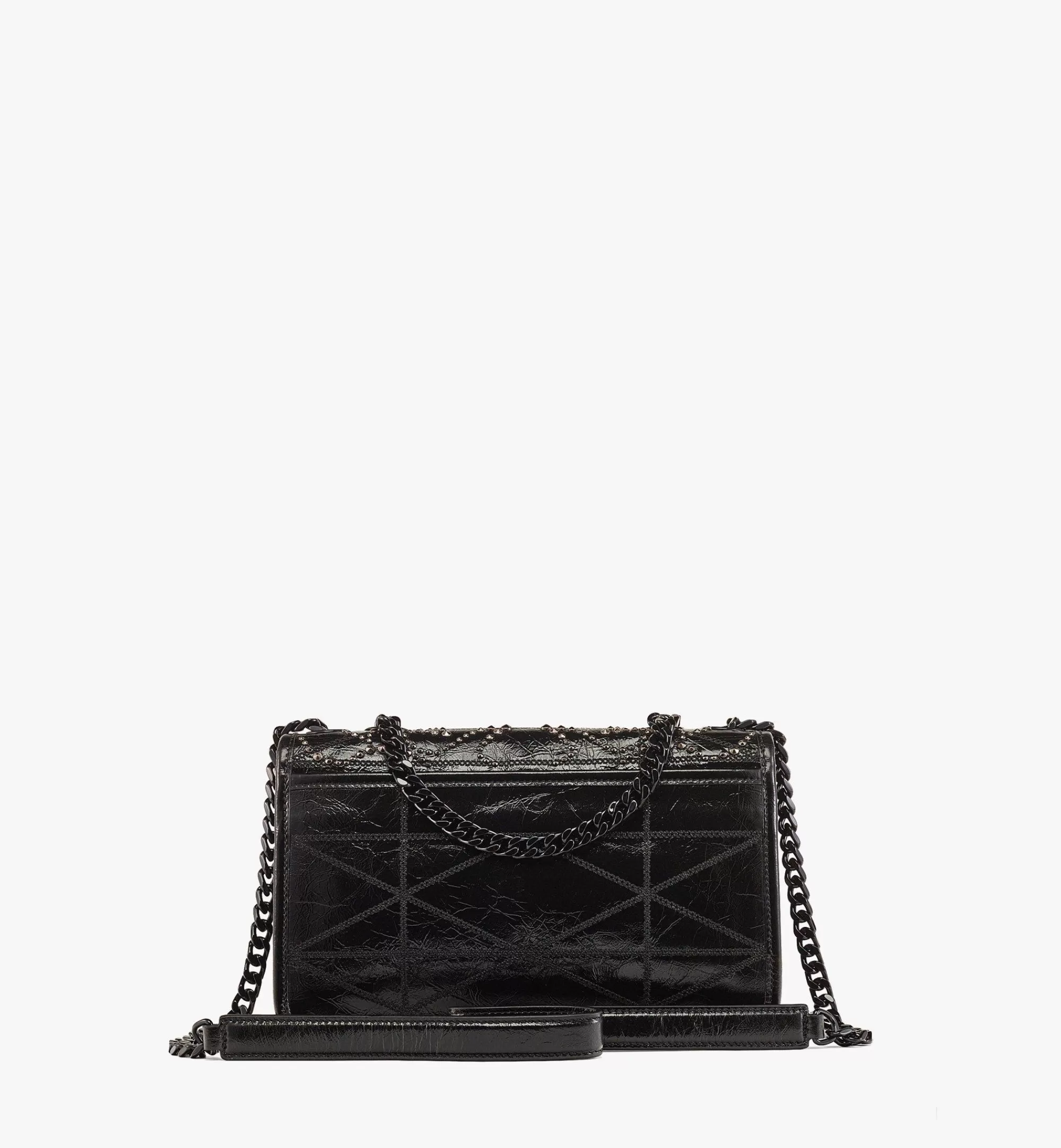 New Sac Porté épaule Travia Clouté En Cuir Effet Craquelé Femme Sacs Porté Épaule Et Sacs Bandoulière | Sacs Porté Épaule Et Sacs Bandoulière