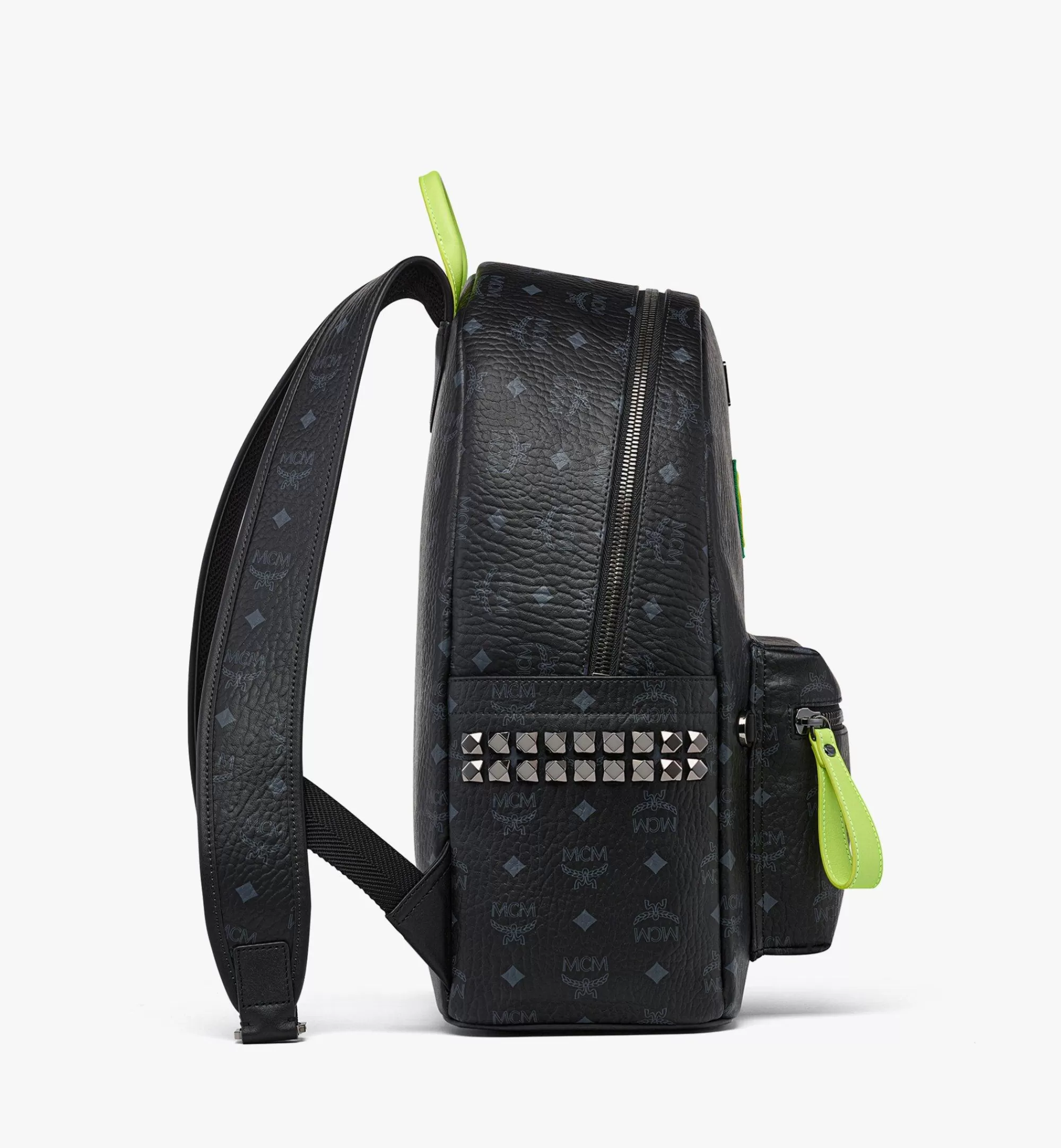 Hot Stark Side Studs Backpack In Visetos Sacs À Dos